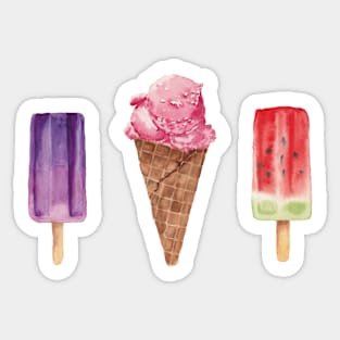Ice cream Sticker